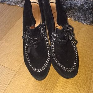 LAMB suede wedges 7.5